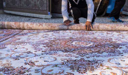 روش اصولی لول کردن قالی در قالیشویی دولت آباد